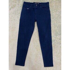 Betabrand Size Medium Petite Yoga Blue Pull On Stretch Denim Jeans 26" Inseam